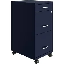 Lorell LLR 00060NY Soho Boxfilefile Mobile File Cabinet - 14.3 X 18 X 