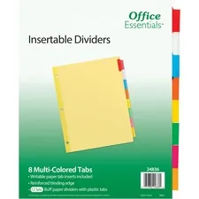 Avery AVE 24836 Averyreg; Tab Inserts Buff Dividers - 96 X Divider(s) 