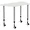 LLR 69583 | Lorell Height-adjustable Trapezoid Table