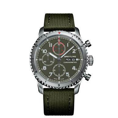 Breitling A133161A1 Aviator 8 Chronograph 43 Curtiss Warhawk Stainless