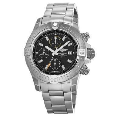 Breitling A13317101B1A1 Avenger Chronograph Stainless Steel Black Dial