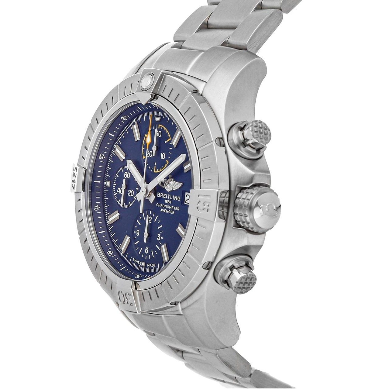 Breitling A13317101C1A1 Avenger Chronograph Stainless Steel Blue Dial 