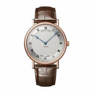 Breguet 5157BR119V6 Classique Ultra Slim 18kt Rose Gold Case Silver Di