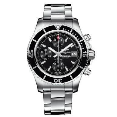 Breitling A13311C9 Superocean Chronograph Silvertone Automatic Men's W