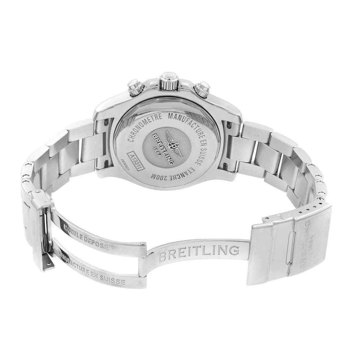 Breitling A13311C9 Superocean Chronograph Silvertone Automatic Men's W