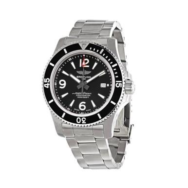 Breitling A17367D71B1A1 Superocean 44 Stainless Steel Black Dial Men's