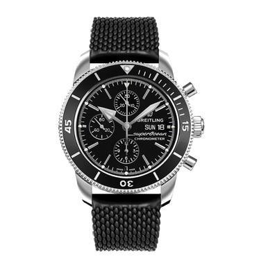 Breitling A13313121B1S1 Superocean Heritage Ii Black Dial Men's Rubber