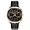 Bulova 98A156 CURV Gold Case Grey Dial Black Leather