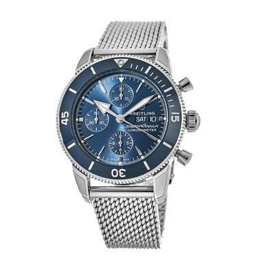 Breitling A13313161C1A1 Superocean Heritage Ii Blue Dial Mens Stainles