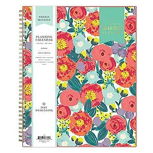 137360 | Blue Sky Floral Weekly & Monthly Planner, 11 x
