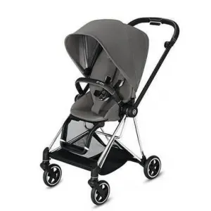 Cybex 519003549 Mios 3-in-1 Travel System Chrome With Black Details Ba