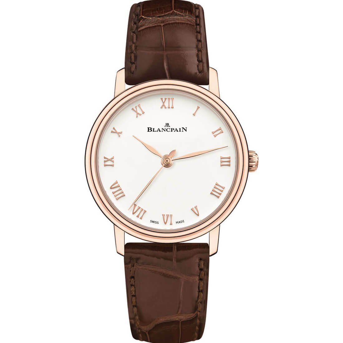 Blancpain 6104-3642-55A Ultraplate Automatic Rose Gold Ladies Watch 61