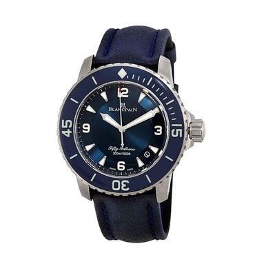 Blancpain 5015-12B40-O52A 5015-12b40-o52a Fifty Fathoms Blue Dial Men'