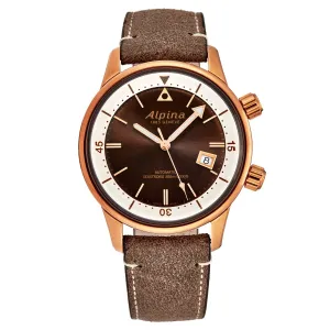 Brav AL525BRC4H4 Alpina Men's  'seastrong' Diver Heritage Brown Dial B