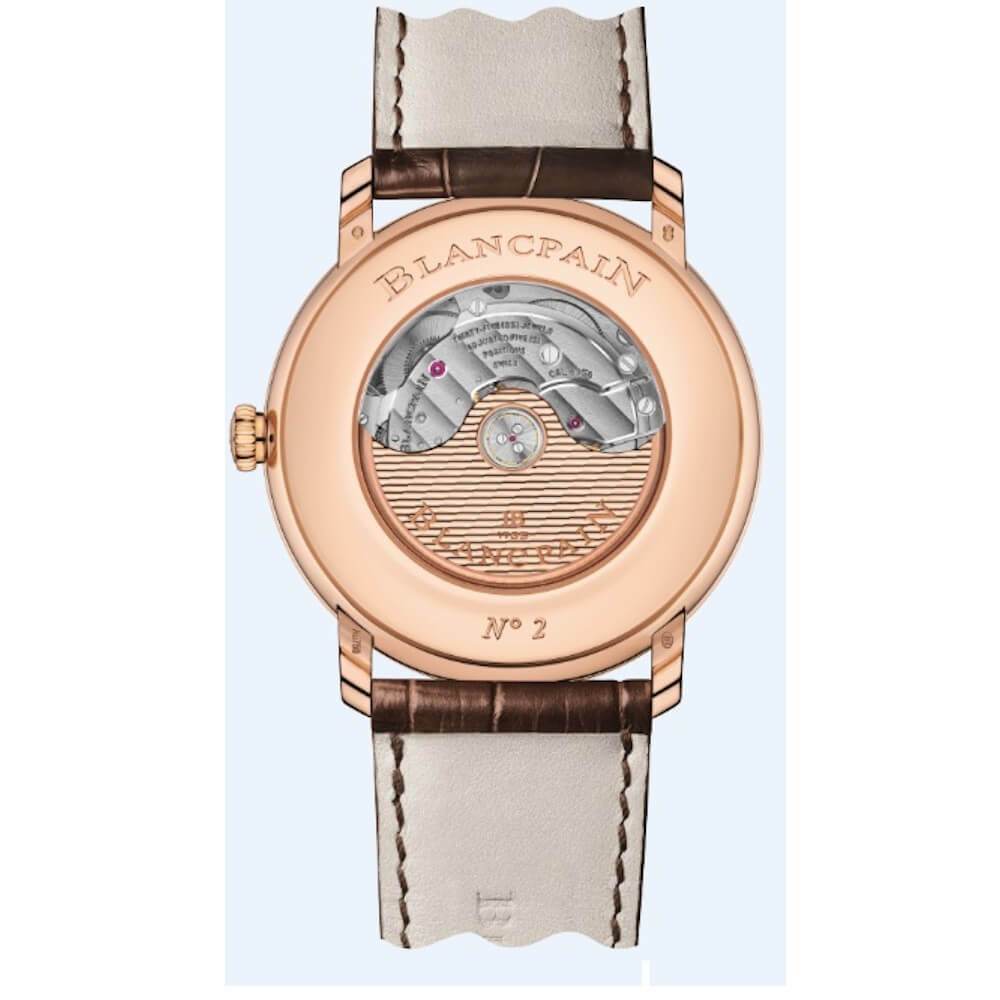 Blancpain 6669-3642-55B Villeret Grand Date Rose Gold With Brown Leath