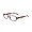 Glop Converse Q026 Brown Rectangular Men's Metal Eyeglasses