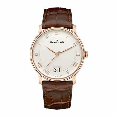 Blancpain 6669-3642-55A 6669-3642-55a Villeret Opaline Dial 18k Red Go