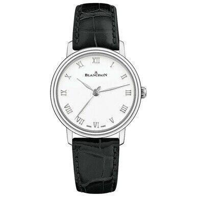 Blancpain 6104-1127-55A 6104-1127-55a Villeret Ultraplate White Dial W