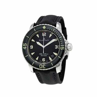 Blancpain 5015-1130-52B 5015-1130-52b Fifty Fathoms Black Fabric Men's