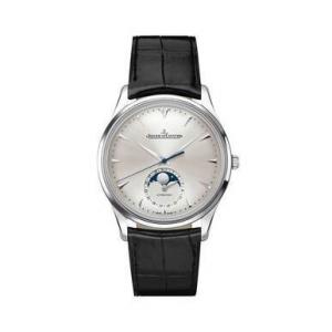 Jaeger Q1368420 Master Silver Dial Leather Men's Watch