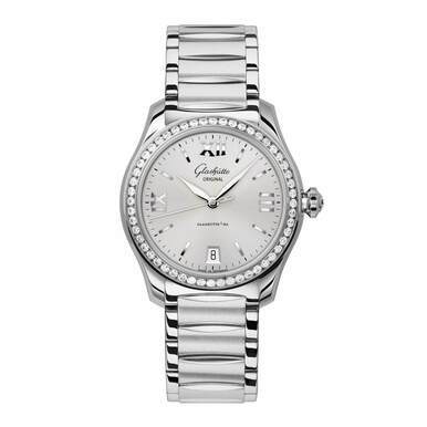 Glashutte 39-22-02-22-34 39-22-02-22-34 Serenade Silver Dial Ladies Wa