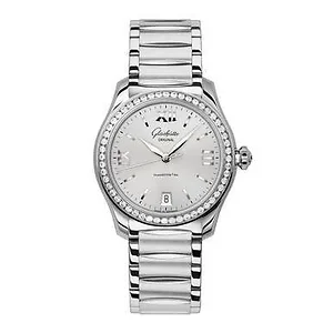 Glashutte 39-22-02-22-34 Serenade Silver Dial Ladies Watch