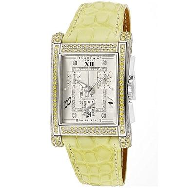 Bedat 778.056.109 Co. 778.056.109 No. 7 Silver Dial Yellow Diamond Bez