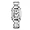 Ebel 1216068 Brasilia Silver Dial Diamond Steel Ladies Watch