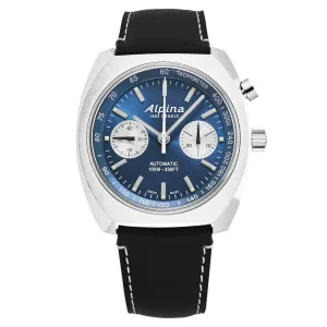 Brav AL727LNN4H6 Alpina Men's  'startimer Pilot' Monopusher Blue Dial 