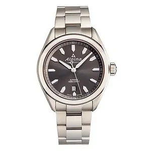 Alpina AL240GS4E6B Silver Stainless Steel Grey Dial Men's