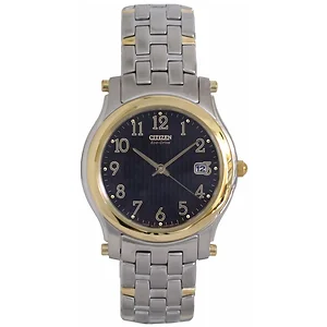 Ruby Citizen BM6224-78E Men Quartz Eco Drive Two Band