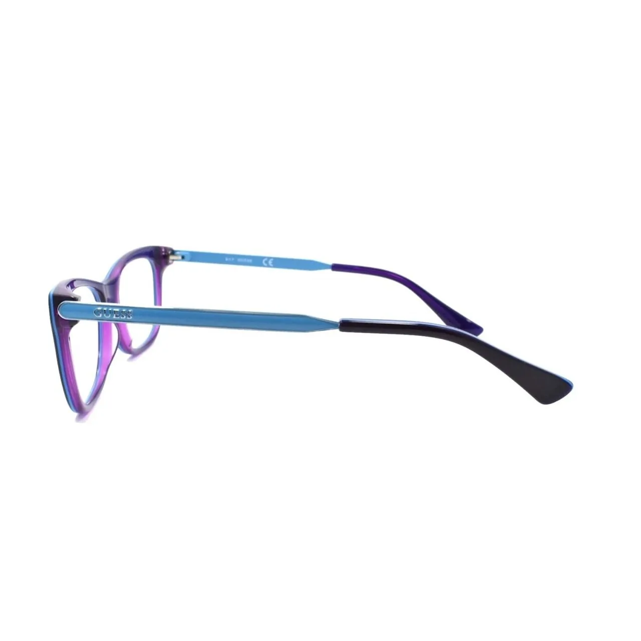 Glop GU-2487-081 Guess Gu-2487-081 Purple Square Women's Acetate Eyegl