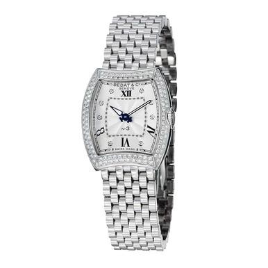 Bedat 316.031.109 Co. 316.031.109 No. 3 Silver Dial Diamond Accent Wom