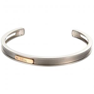 Bliss 20025211 Gold Tytanium With 18k Rose Gold Cuff Bracelet Bangle