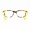 Glop Versace VE3245-5236 Striped Havana Yellow Square Men's