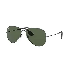 Glop Ray-Ban RB3558-913971 Antique Black Aviator Green
