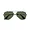 Glop Ray-Ban RB3558-913971 Antique Black Aviator Green