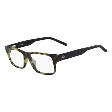 Glop L2660-218 Lacoste L2660-218 Yellow Havana Square Unisex Acetate E