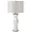 5001014 | Nikki Chu Gable Ridges White Table Lamp with