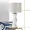 5001014 | Nikki Chu Gable Ridges White Table Lamp with