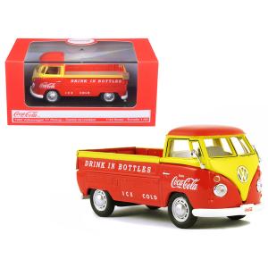 Motorcity 442338 1962 Volkswagen Pickup Truck Orange And Yellow Coca-c