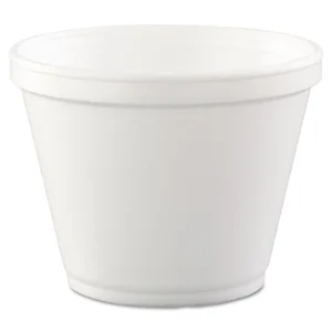 Dart White Foam Containers, 8 Oz, 20 Pack for Takeout