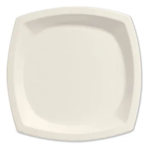 Dart Eco-Friendly 8.3 Inch Sugar Cane Plate - Ivory