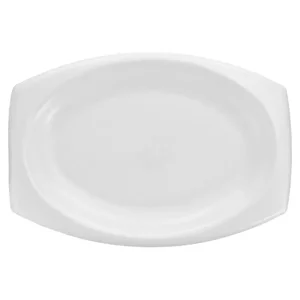 Dart 9-Inch Black Laminated Foam Dinner Plates - 500 Count