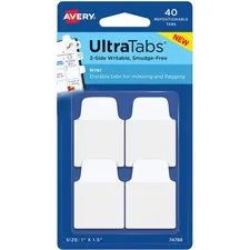 Avery AVE 74788 Averyreg; Ultratabs Repositionable Mini Tabs - 40 Tab(