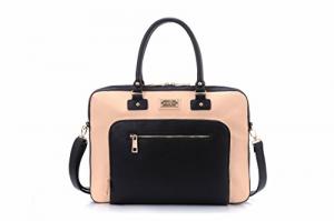 Eco SLLDN-CRBK-14 London Shoulder Bag Cream  Black