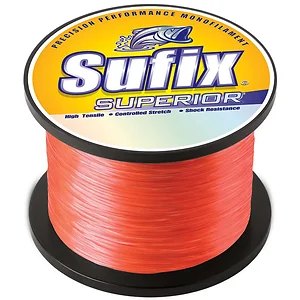 647-791 | Sufix Superior Neon Fire 100lb Monofilament 1205
