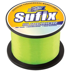 650-130 | Sufix Hi-Vis Yellow Monofilament Fishing Line