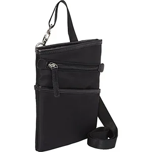 Francine Collections Dallas City Black Slim Crossbody Bag