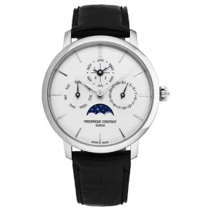 Brav FC775S4S6 Frederique Constant  Men's 'slimline' Moon Phase Perpet